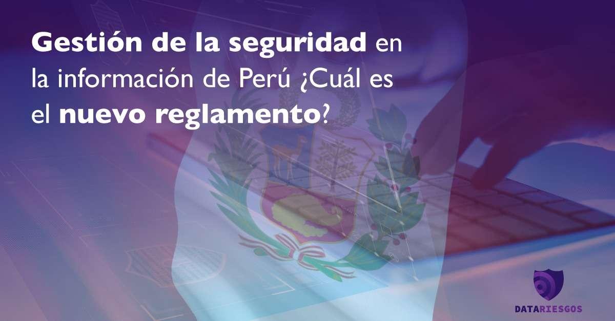 Gestión de la seguridad en la información de Perú